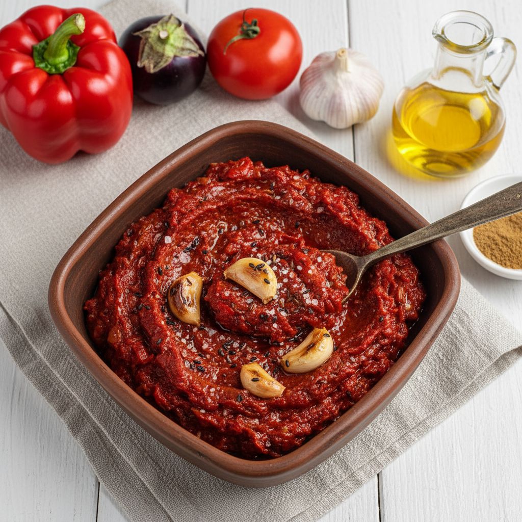 Lutenitsa (Bulgarian Roasted Vegetable Relish) — recipe cover