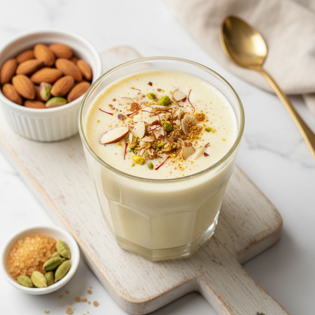 Badam Milk (Indian Almond Milk) — recipe cover