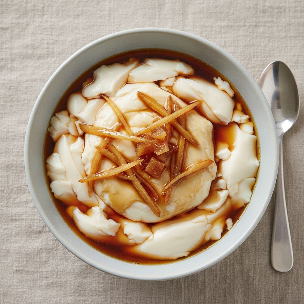 Silken Tofu Pudding (Douhua) — recipe cover