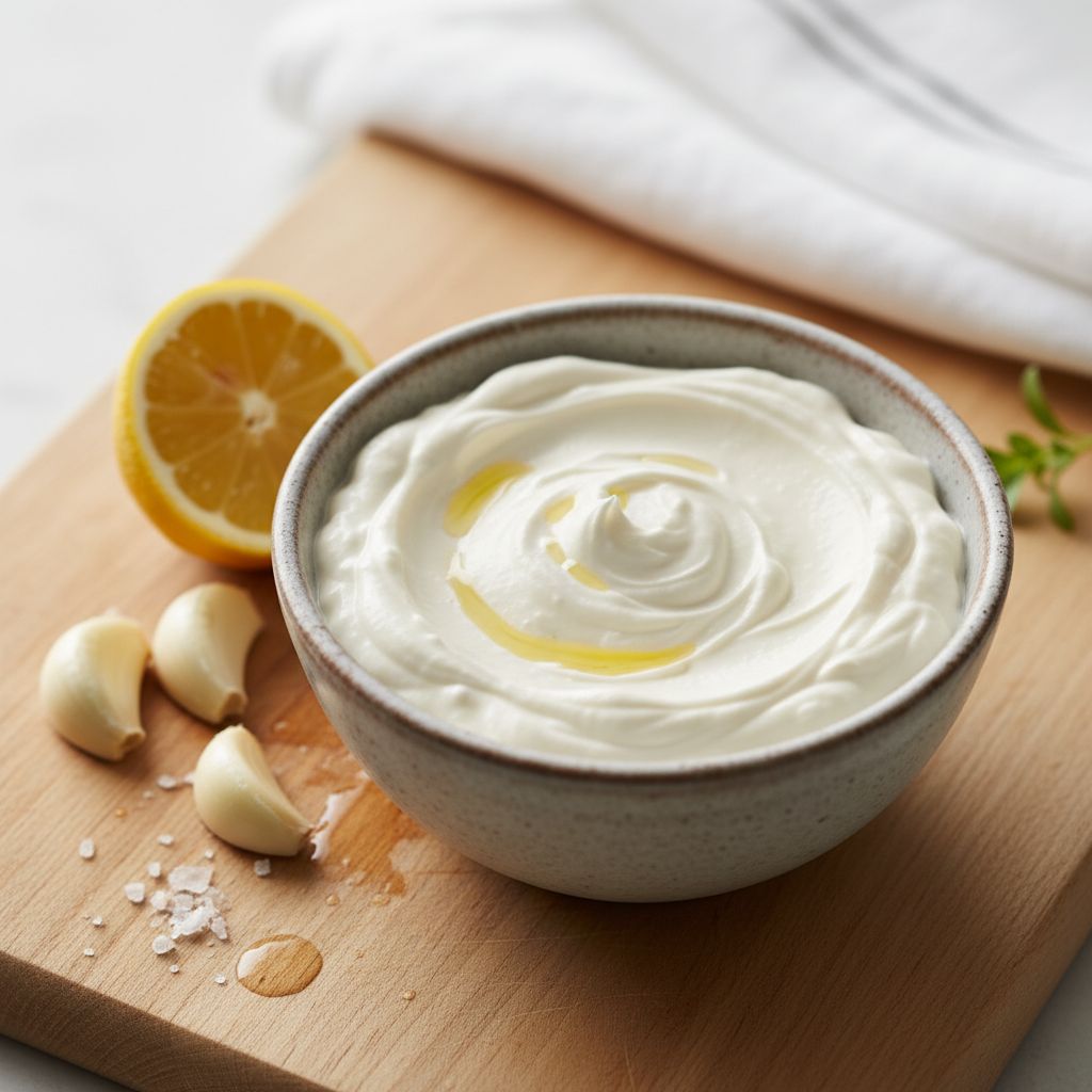 Toum (Middle Eastern Garlic Sauce) — recipe cover
