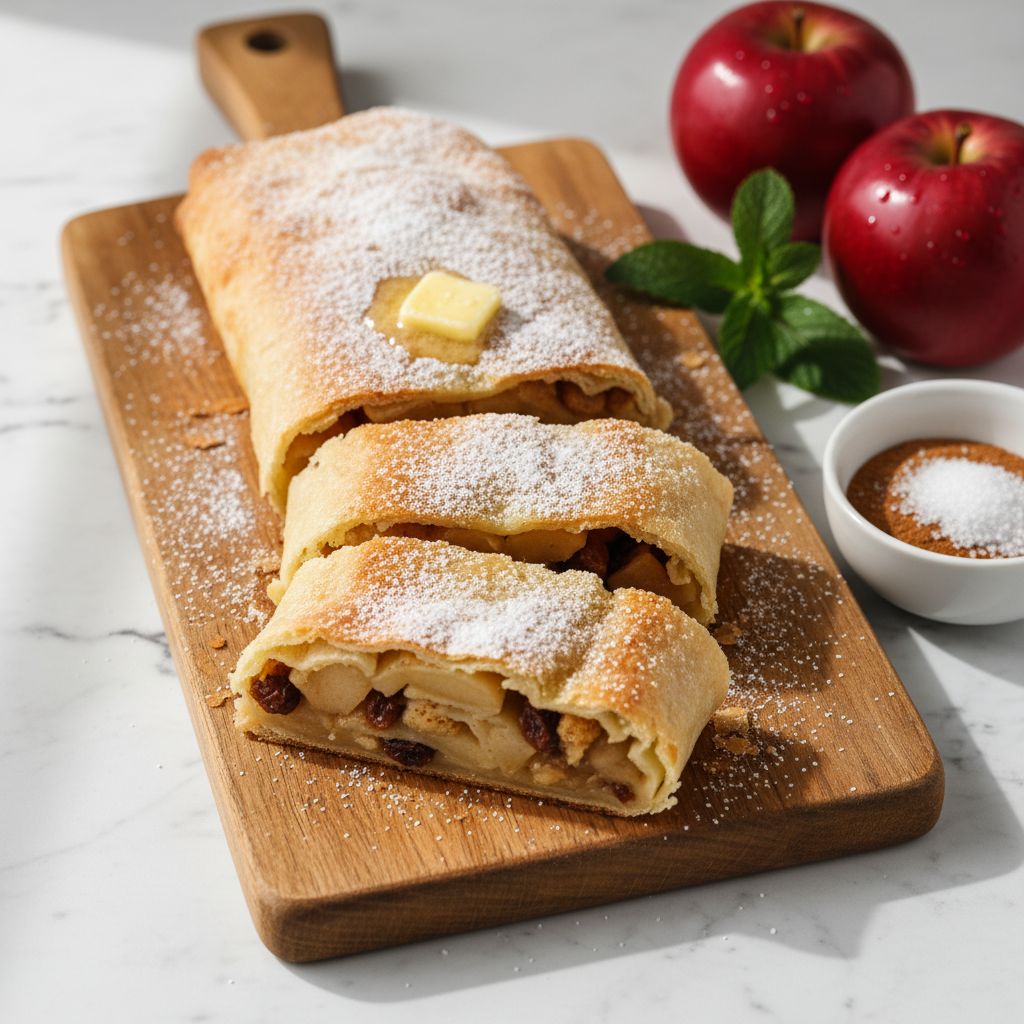Hungarian Apple Rétes — recipe cover