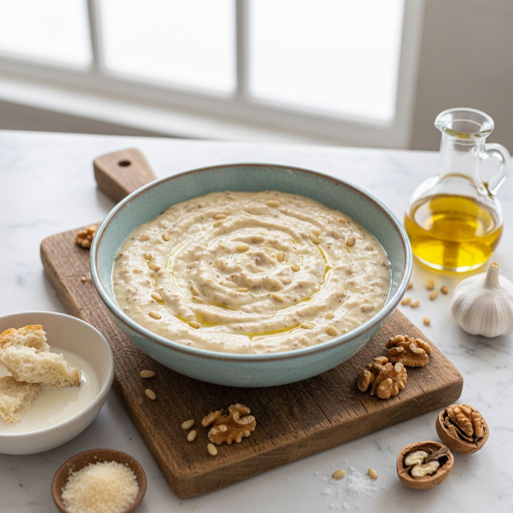 Walnut Sauce (Salsa alle Noci) — recipe cover