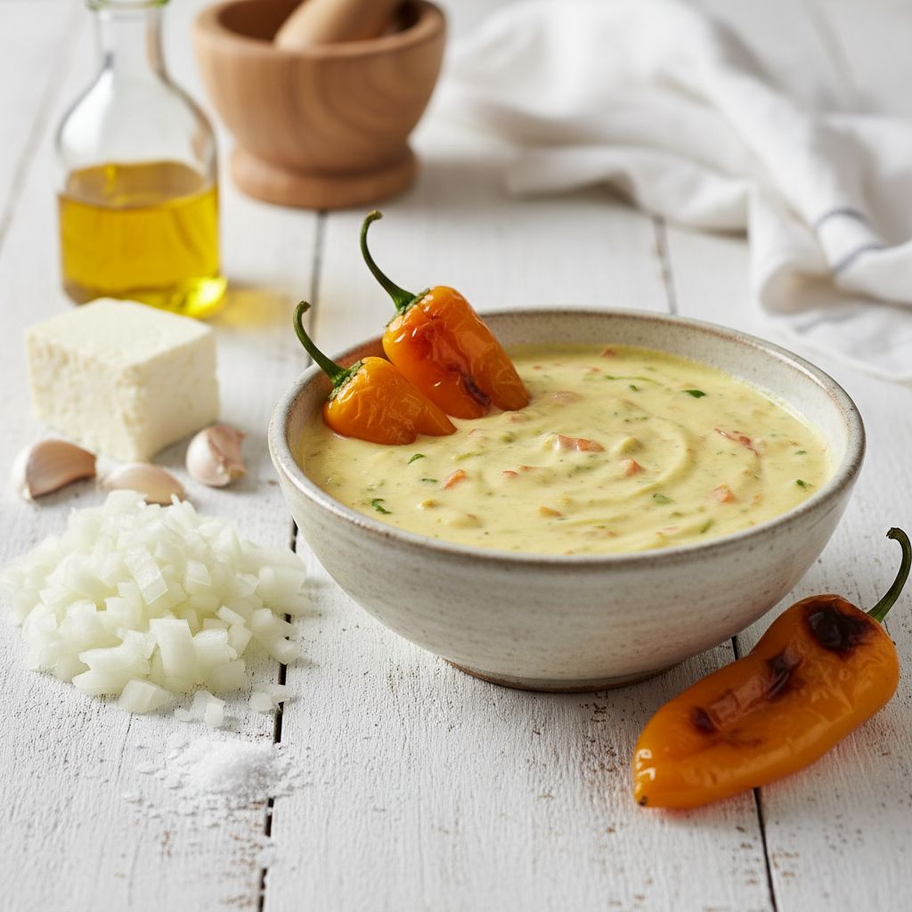 Salsa de Ají Amarillo (Peruvian Yellow Chili Sauce) — recipe cover