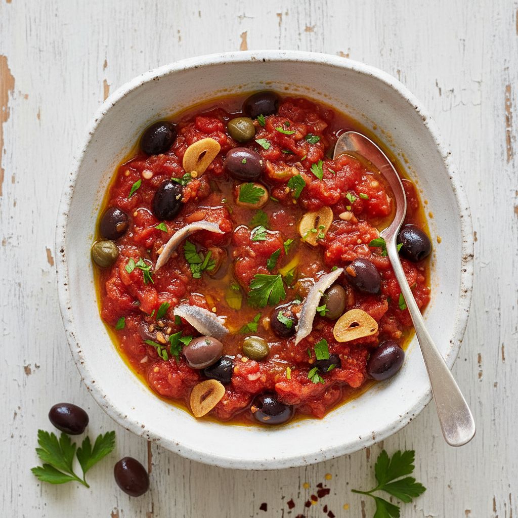 Salsa Puttanesca — recipe cover
