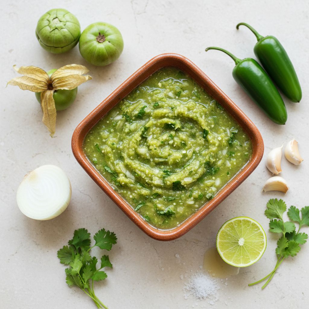 Mexican Tomatillo Salsa Verde — recipe cover