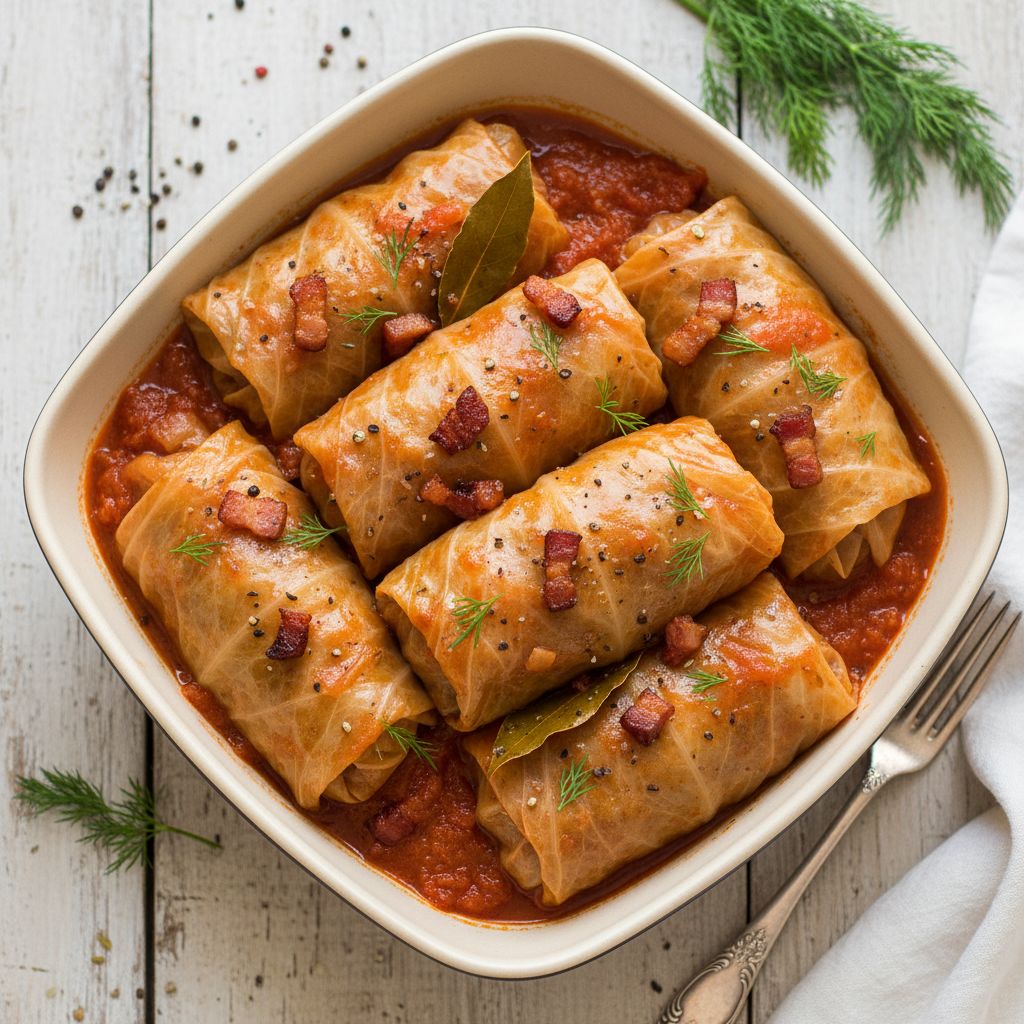 Sarmale (Romanian Cabbage Rolls) — recipe cover