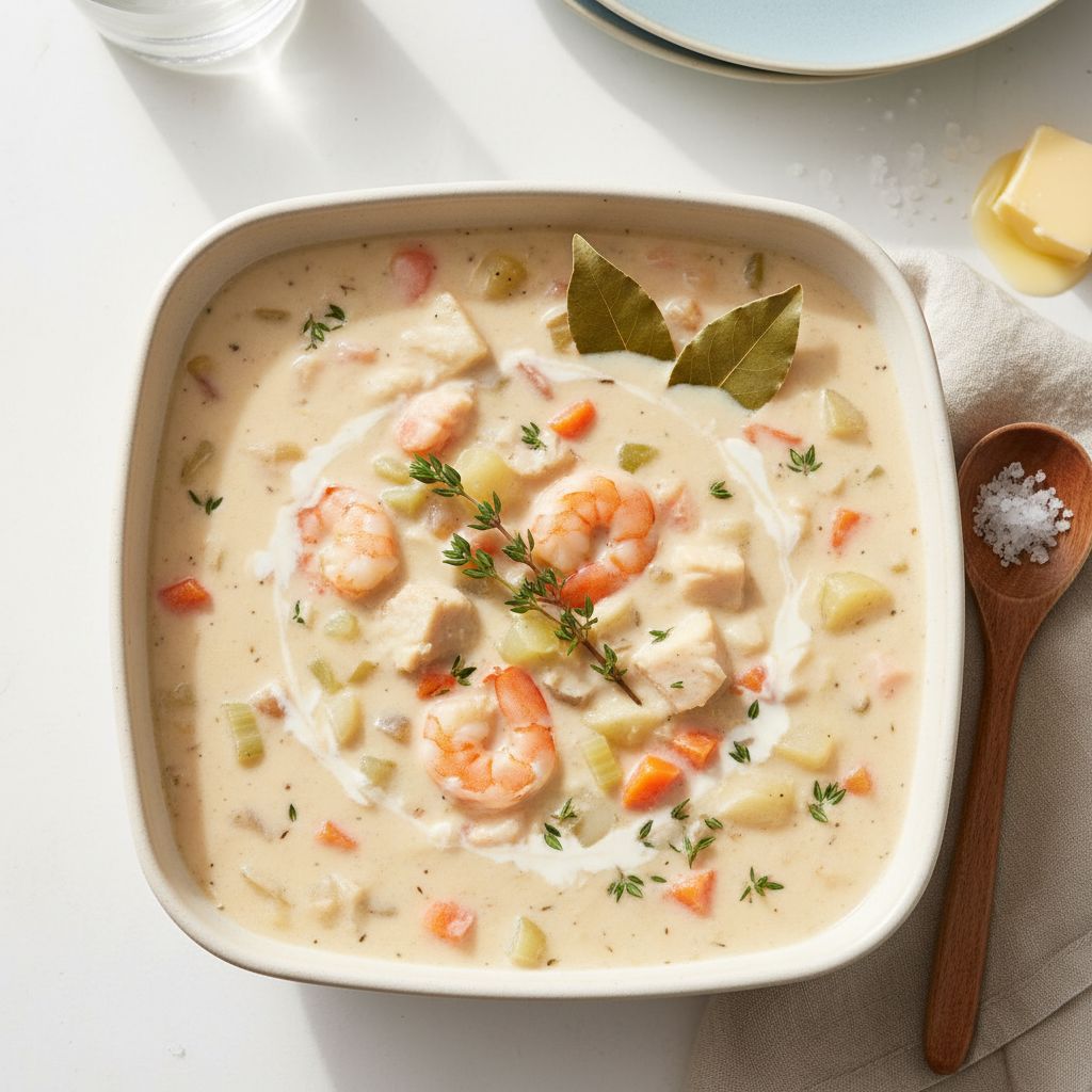 Creamy Seafood Chowder — recipe cover