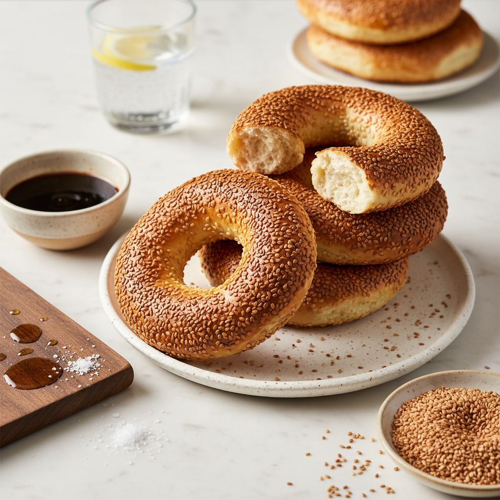Simit (Turkish Sesame Bread Rings) — recipe cover
