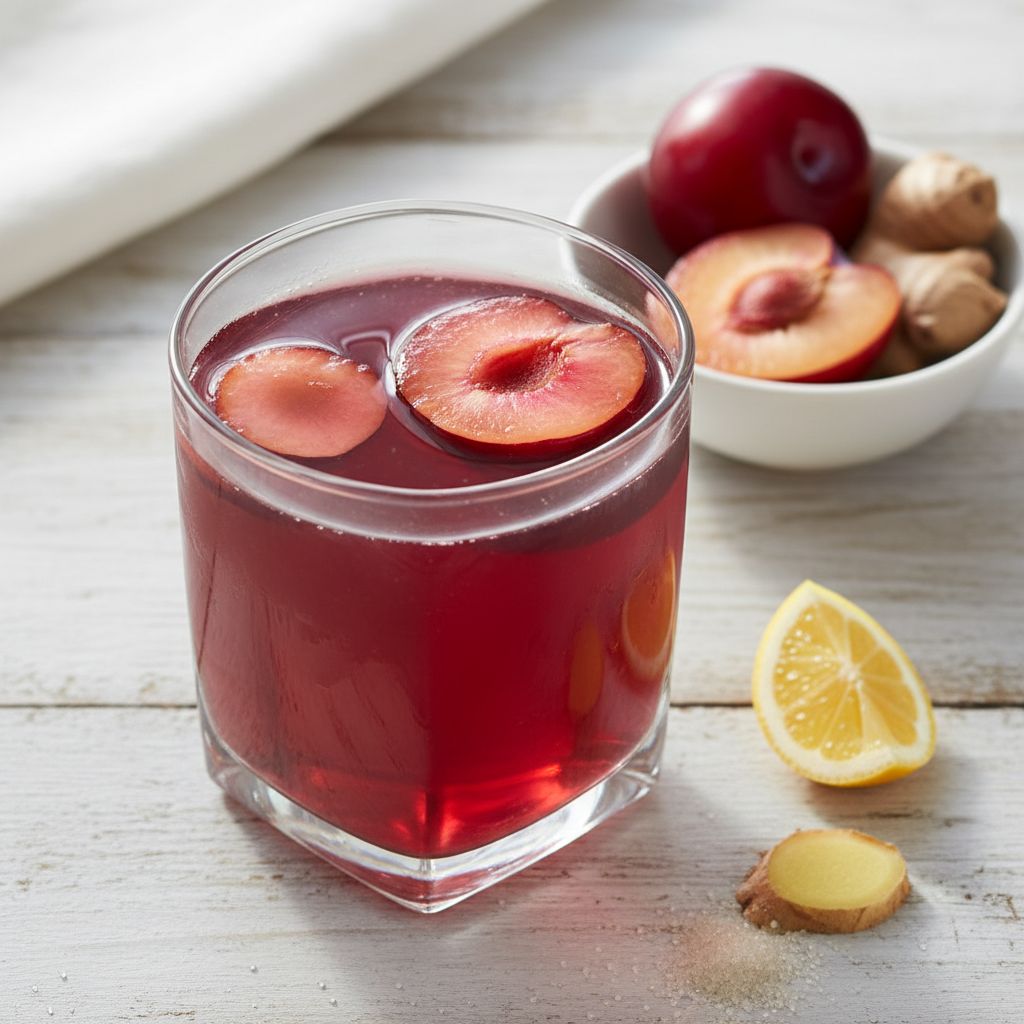 Plum and Ginger Juice — recipe cover