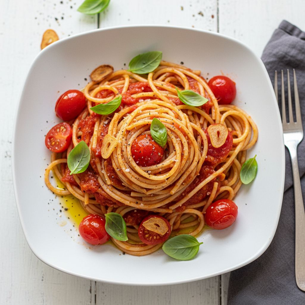Spaghetti al Pomodoro — recipe cover