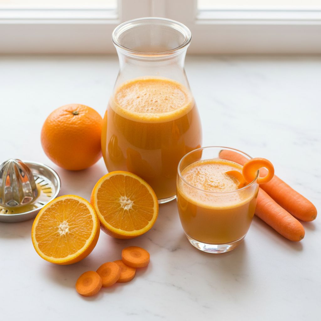 Orange and Carrot Juice (Spremuta d'Arancia e Carota) — recipe cover