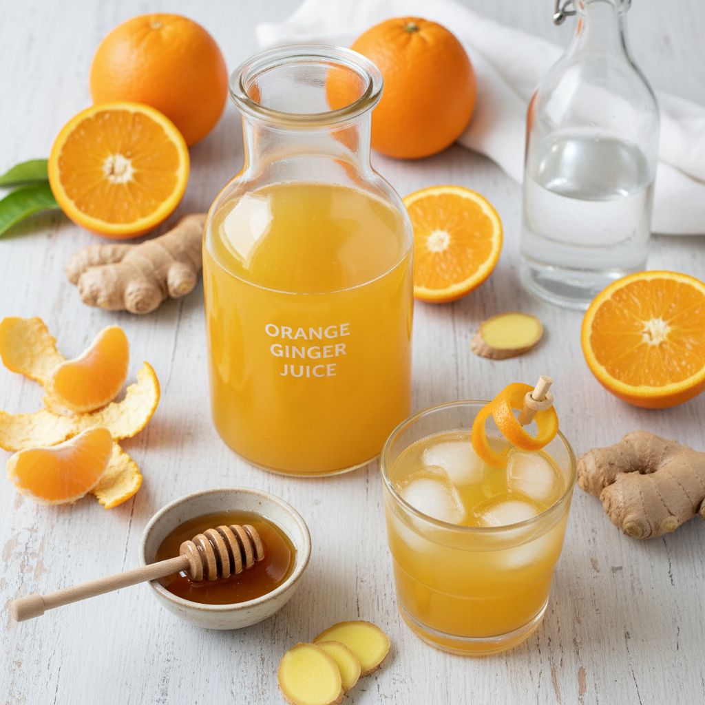Orange Ginger Juice — recipe cover