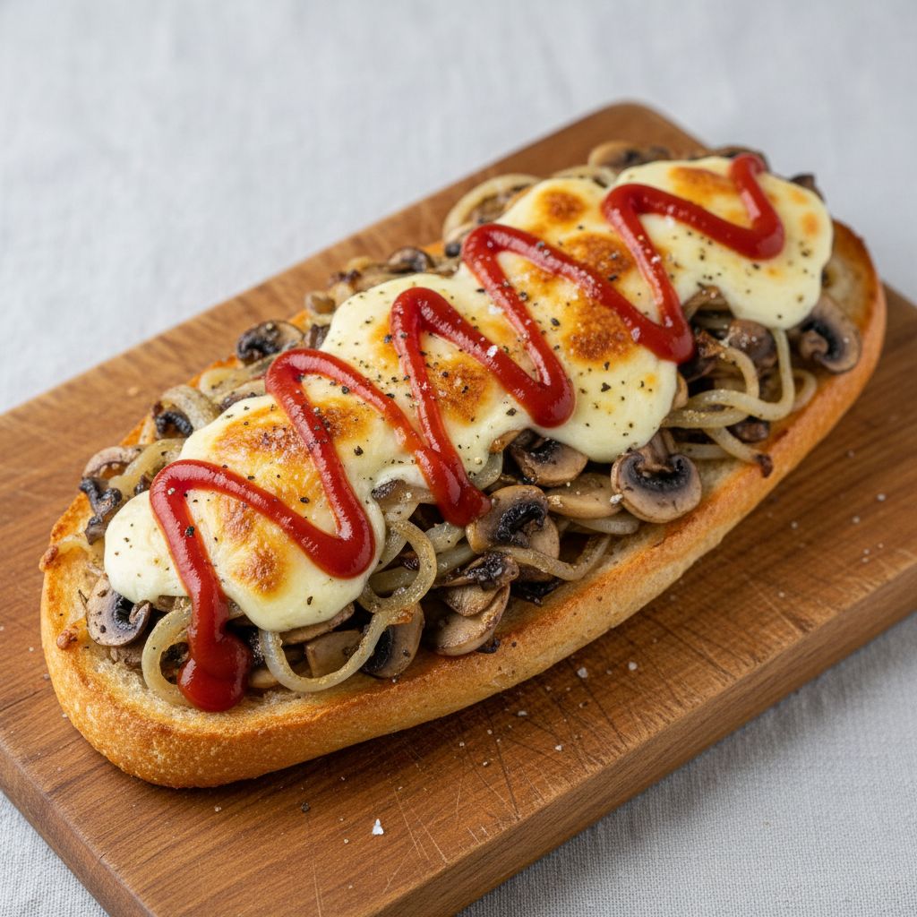Zapiekanka (Polish Open-Faced Toasted Sandwich) — recipe cover
