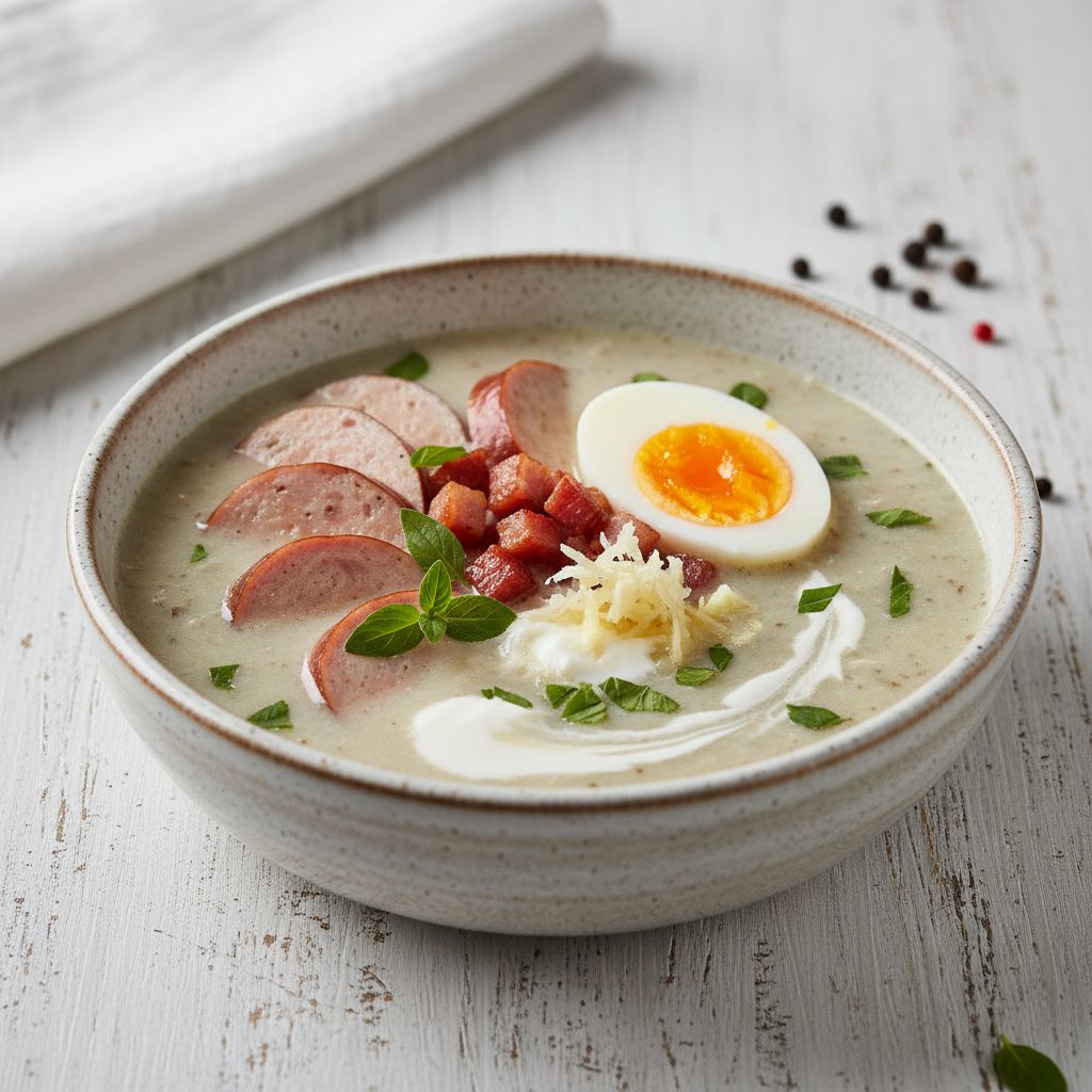 Żurek (Polish Sour Rye Soup) — recipe cover