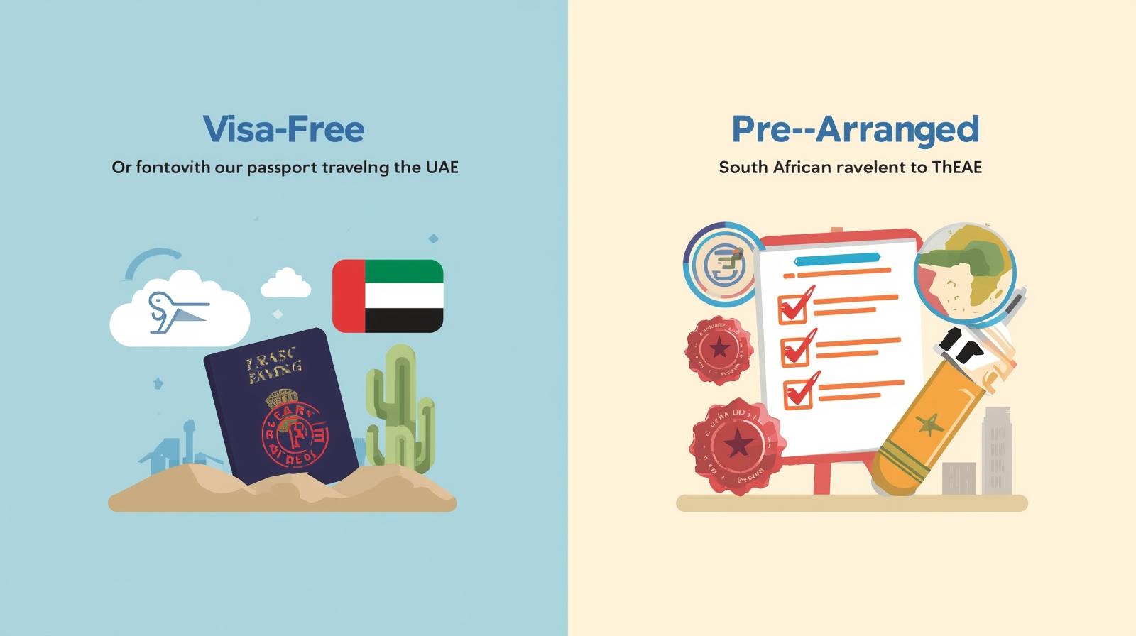 Visa-Free vs. Pre-Arranged: What South African Passport Holders Need to Know Before Flying to the UAE