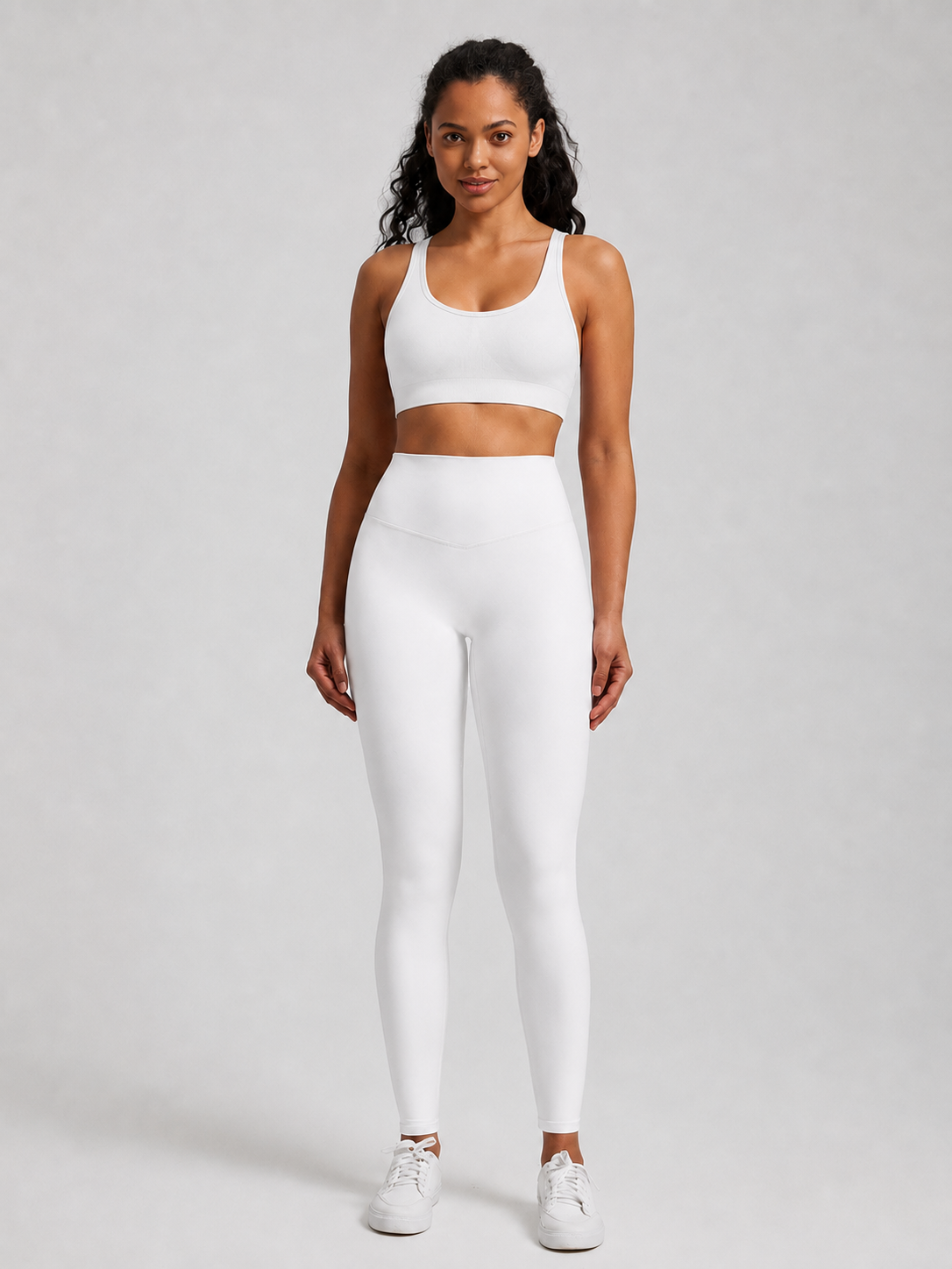 Seamless Cross-Back Sports Bra