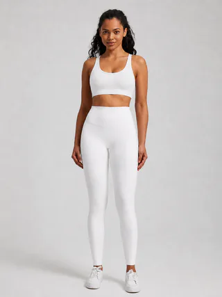 Seamless Cross-Back Sports Bra