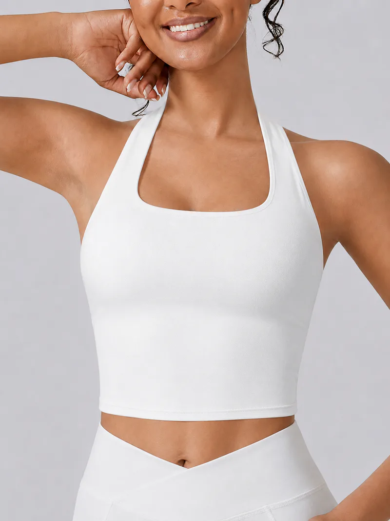 Low Support Halter Longline Sports Bra