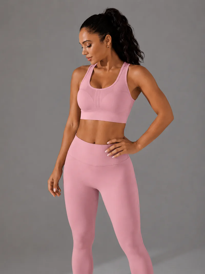 High Support Keyhole Racerback Sports Bra