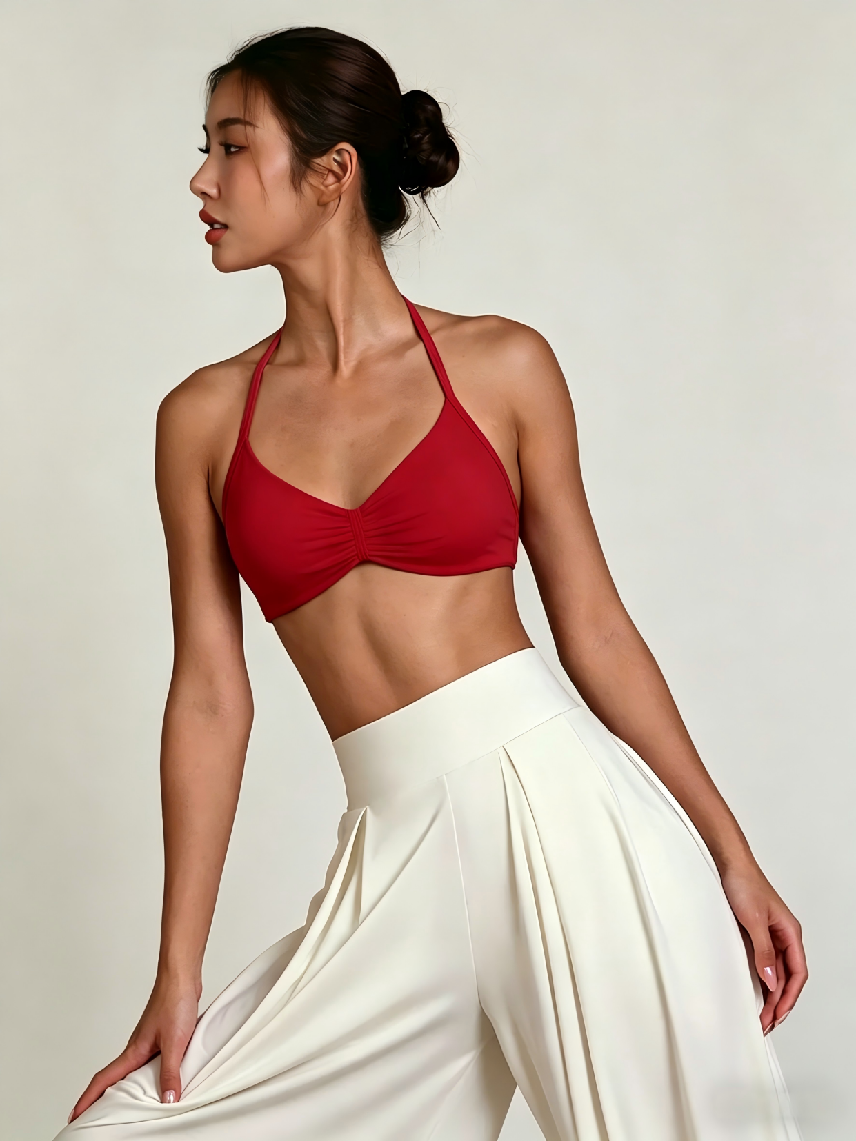 Low Impact Halter Sports Bra