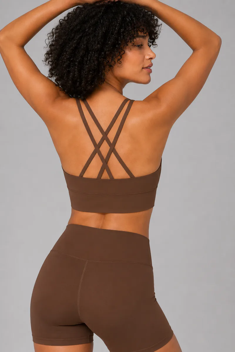 Crisscross Back Sports Bra