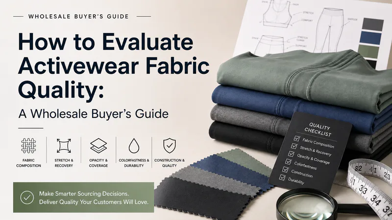 How to Evavluate Activewear Fabric Quality: A Wholesale Buyer’s Guide