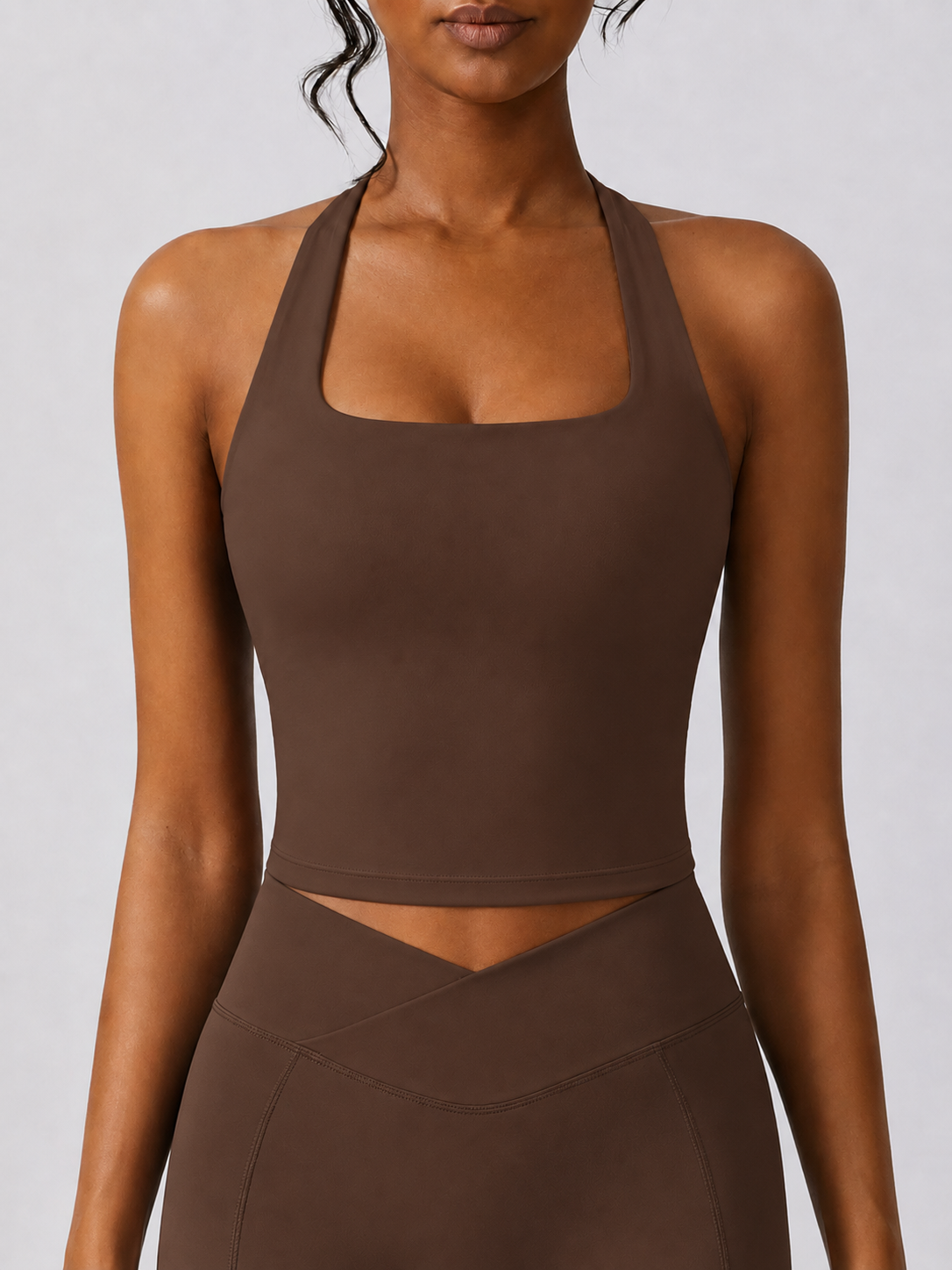 Low Support Halter Longline Sports Bra