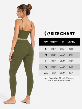 Women High Waist Milk Silk Yoga Leggings with Side Pocket