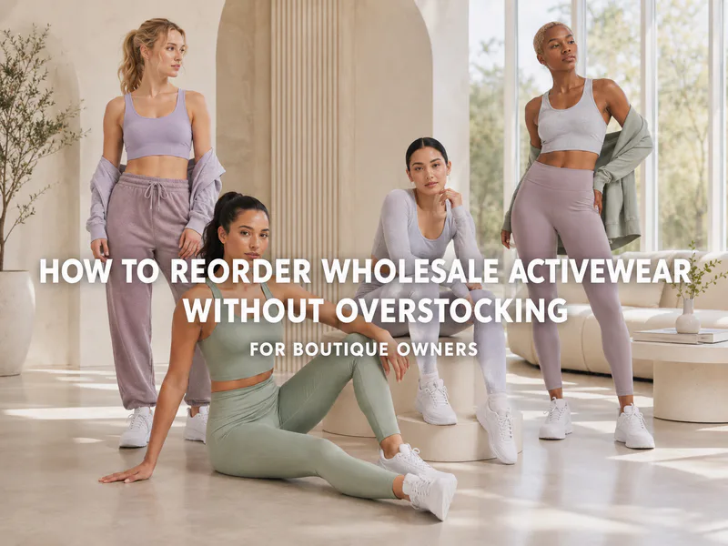 How to Reorder Wholesale Activewear Without Overstocking