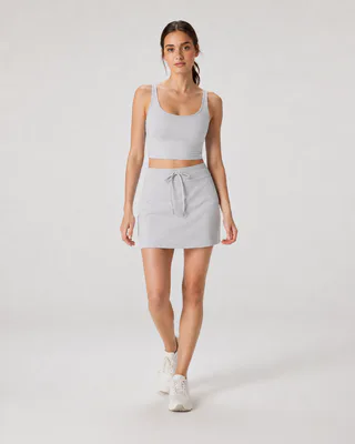 Women's 2-Piece Crop Tank & Athletic Skirt Set