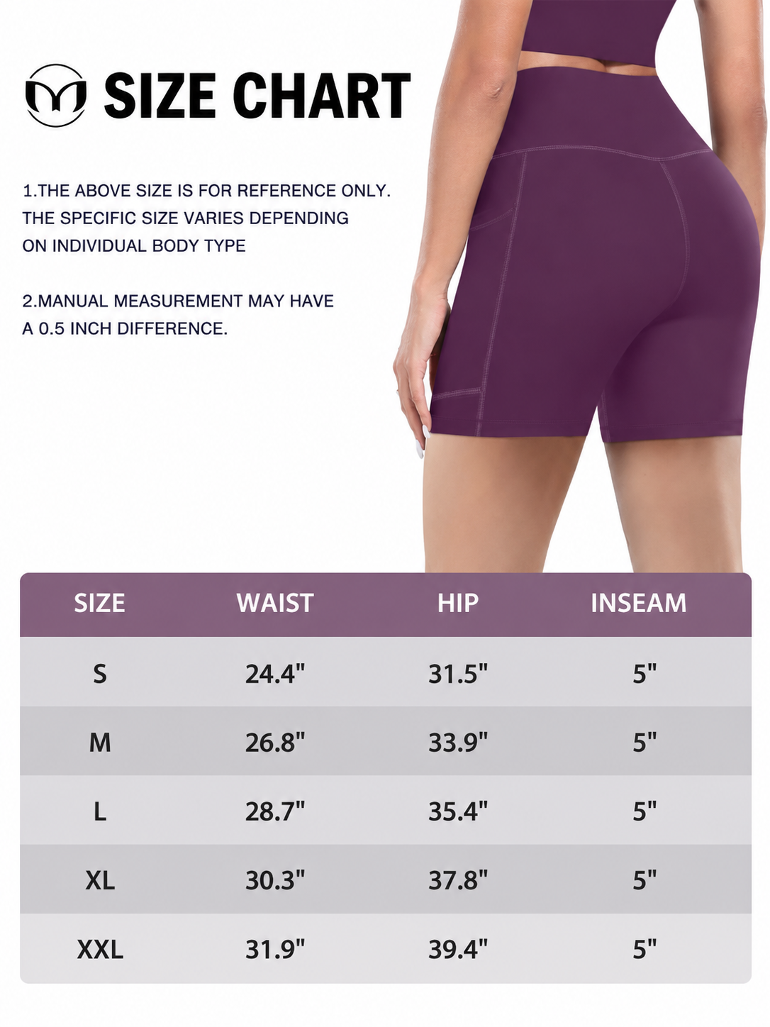 Women High Waist Yoga Shorts with Side Pocket