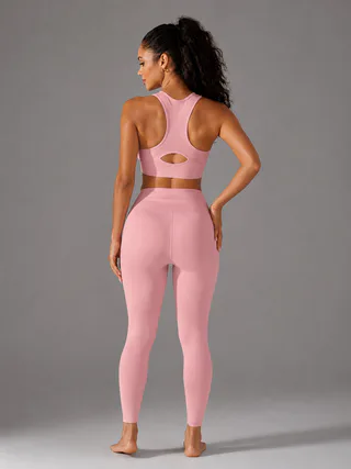 High Support Keyhole Racerback Sports Bra