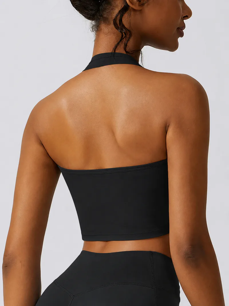 Low Support Halter Longline Sports Bra