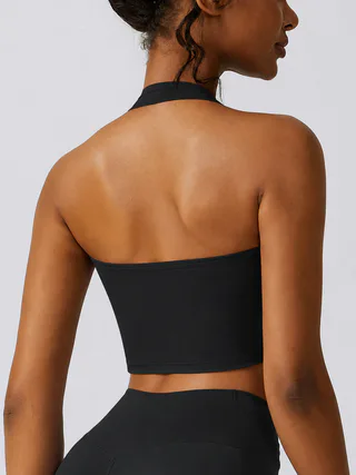 Low Support Halter Longline Sports Bra
