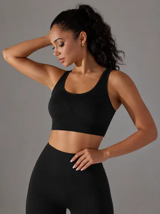 High Support Keyhole Racerback Sports Bra