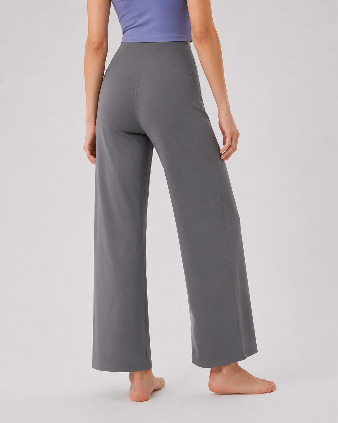 Custom High Waisted Wide Leg Yoga Pants for Women