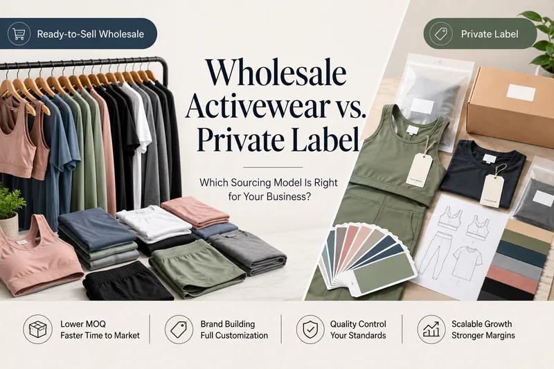Wholesale Activewear vs. Private Label: Which Is Right?