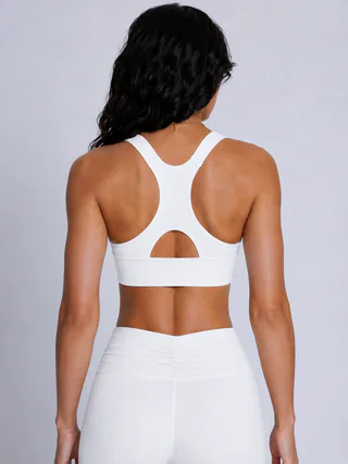 Seamless Cross-Back Sports Bra