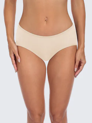Wholesale Basic Women's Cotton-Feel Briefs | Mid-Rise Skin-Friendly Panties | Daily Breathable Comfort Underwear