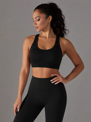 High Support Keyhole Racerback Sports Bra