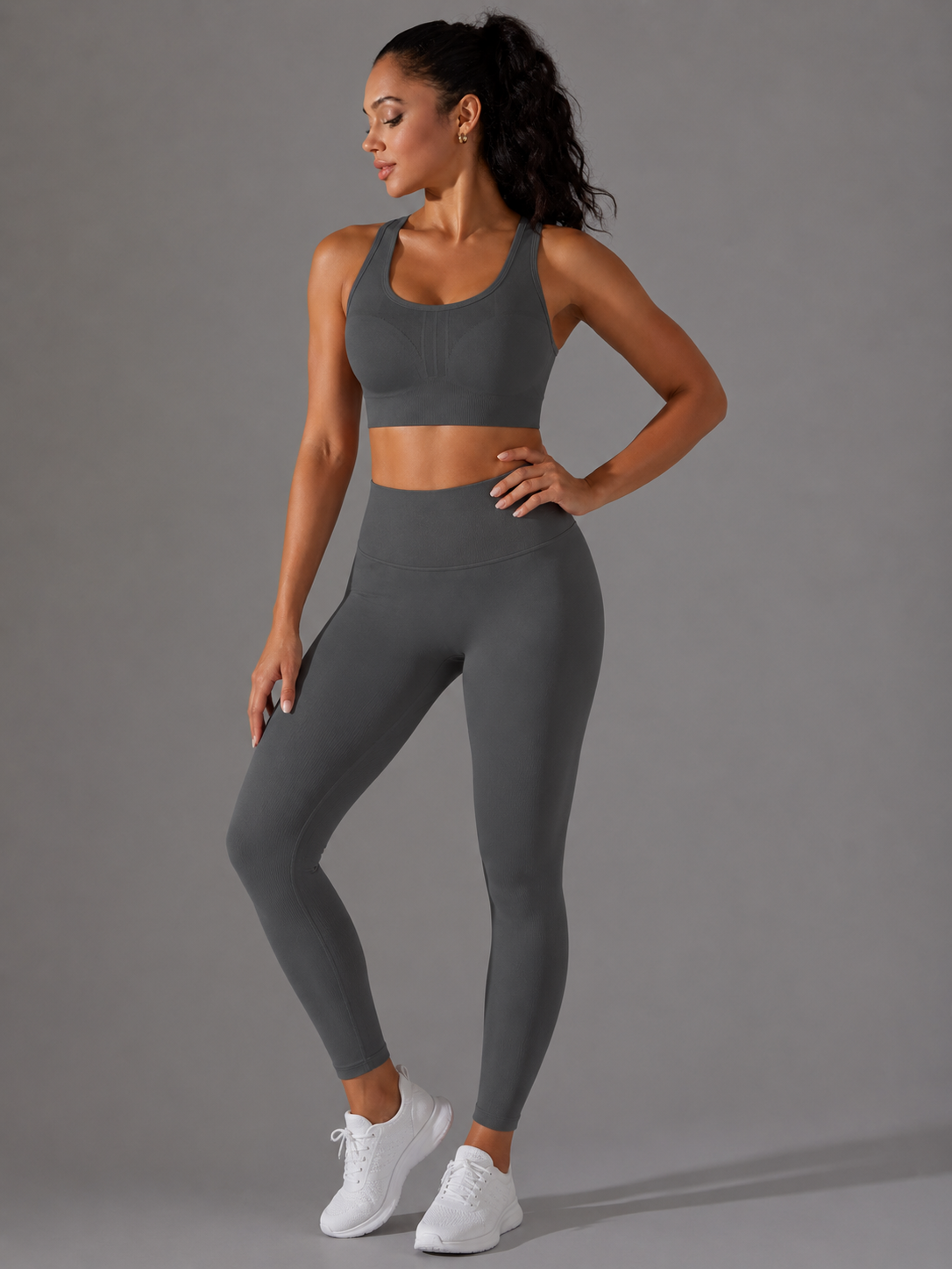 High Support Keyhole Racerback Sports Bra