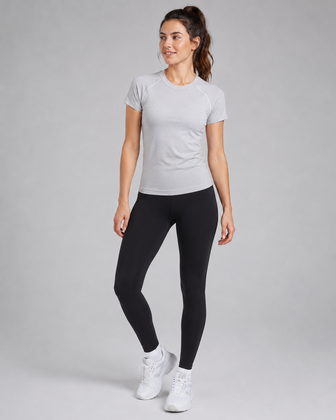 Women's Fitted Raglan Workout T-Shirt – Short Sleeve Active Tee