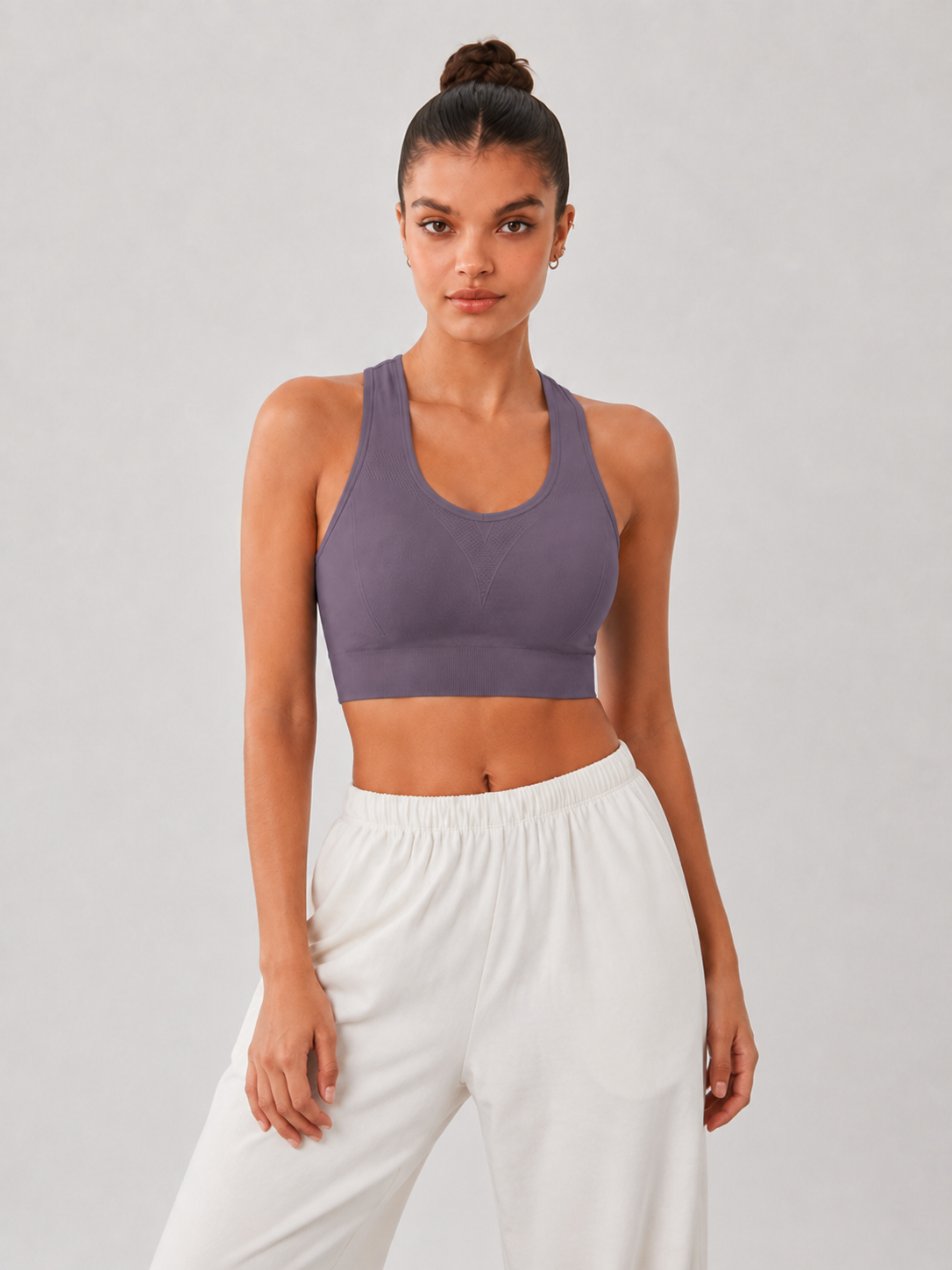 Medium Support Cutout Racerback Sports Bra