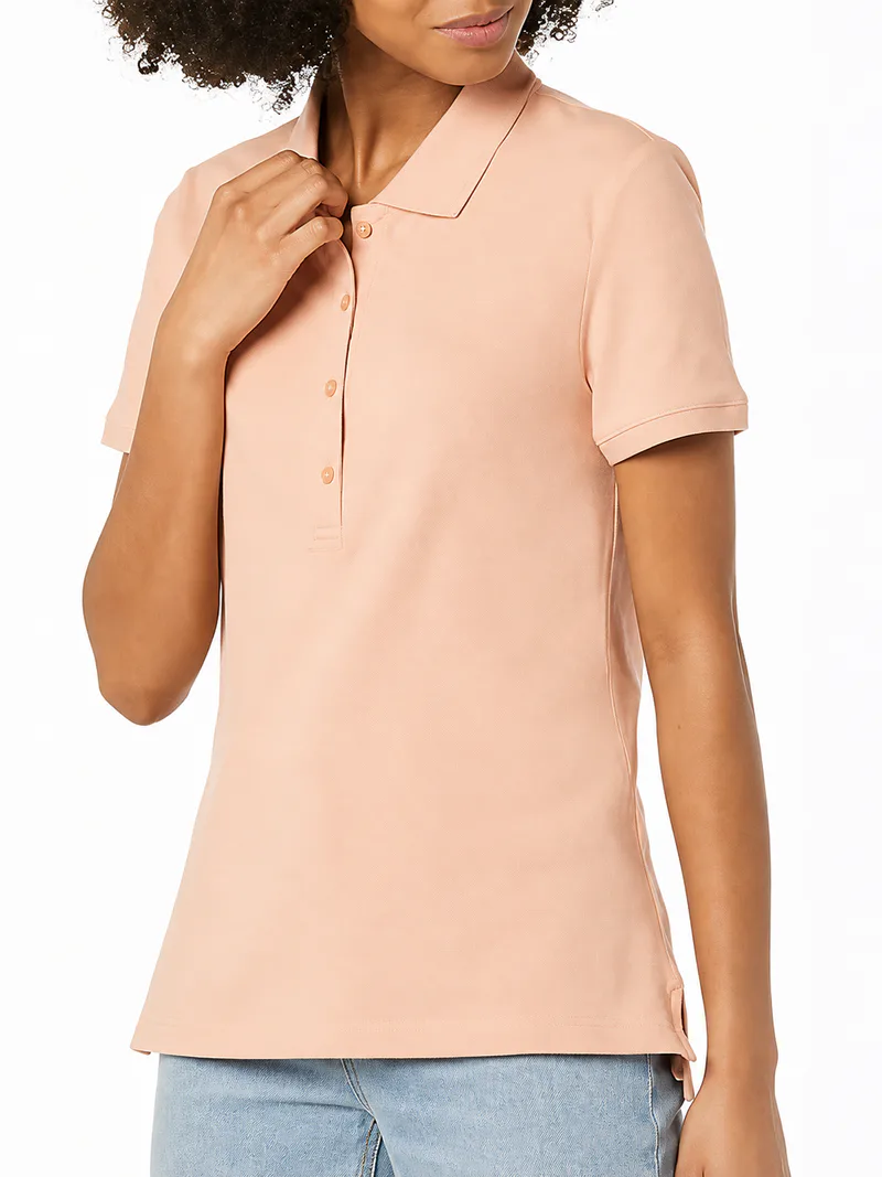 Custom Women’s Short Sleeve Polo Shirt – Private Label & Logo Available