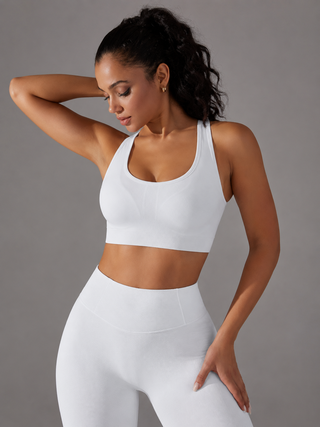 High Support Keyhole Racerback Sports Bra