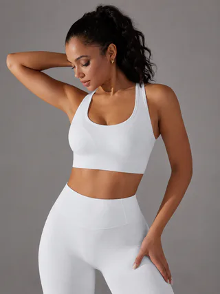 High Support Keyhole Racerback Sports Bra