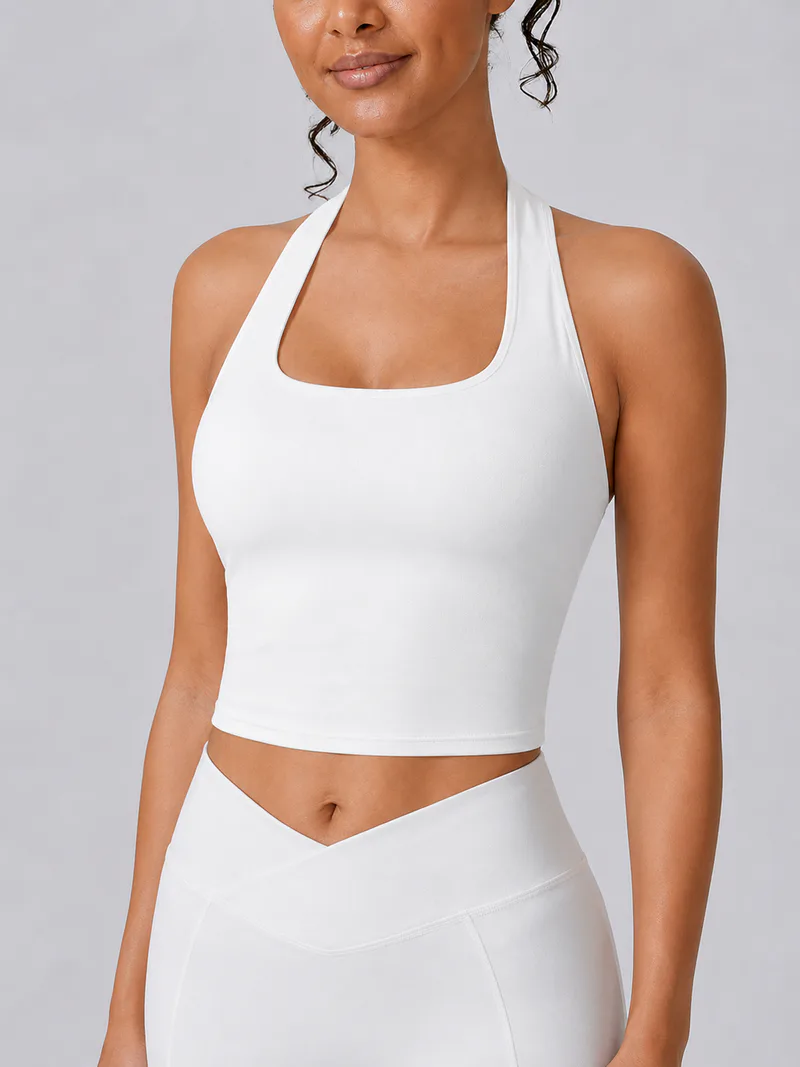 Low Support Halter Longline Sports Bra