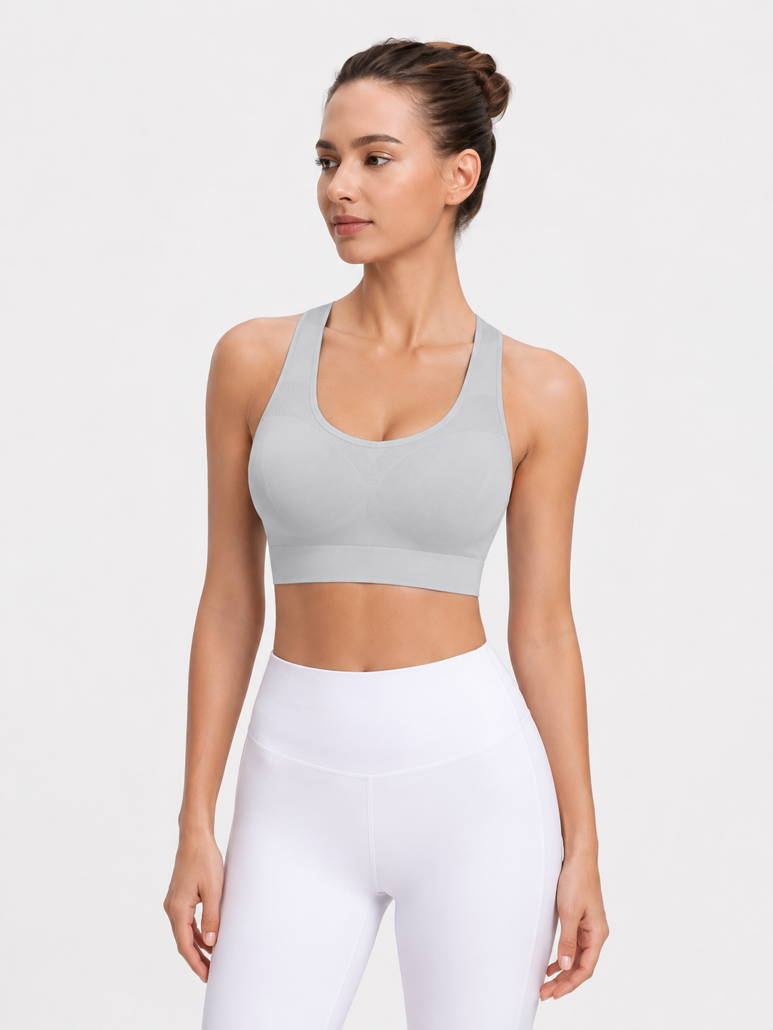 Seamless Crisscross Back Sports Bra