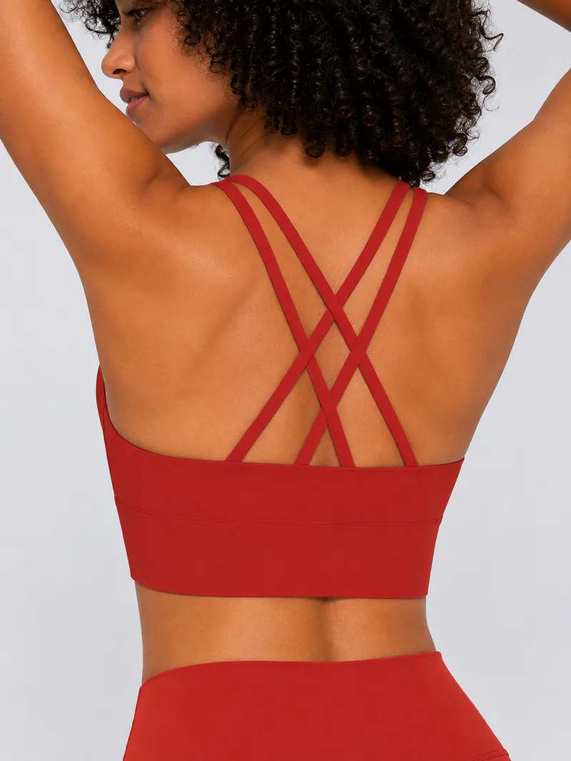 Crisscross Back Sports Bra
