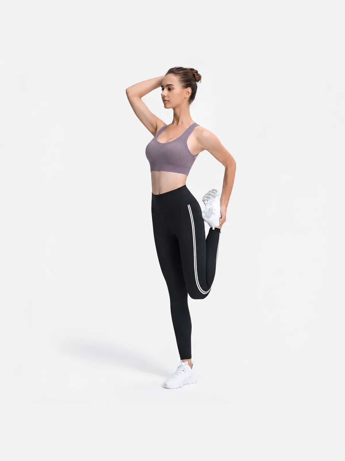 Seamless Crisscross Back Sports Bra